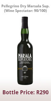 Pellegrino Dry Marsala Superiore S.O.M. (Wine Spectator: 90/100) | Bottle Price: R215