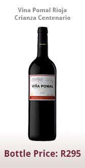 Vina Pomal Rioja Crianza Centenario | Bottle Price: R295