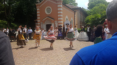 Traditional dancing festivities as part of the anniversary.
